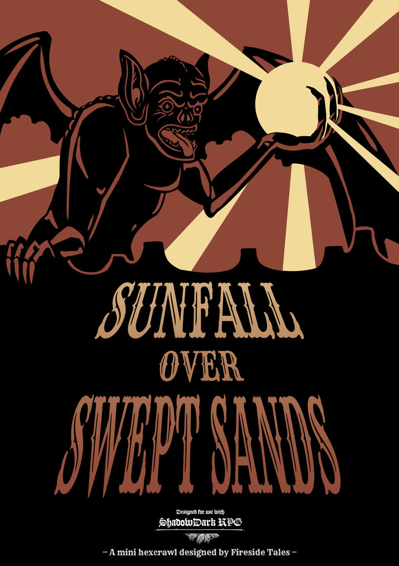 Sunfall Over Swept Sands